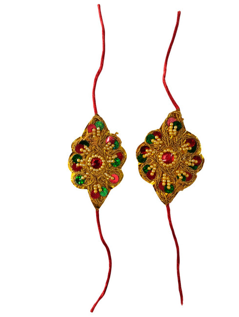 BookMyCostume Royal King & Mythological Character Accessory Set for Kids –  Crown & Jewellery set Combo | Ideal for Ramleela, Fancy Dress & Cultural Events | Kids